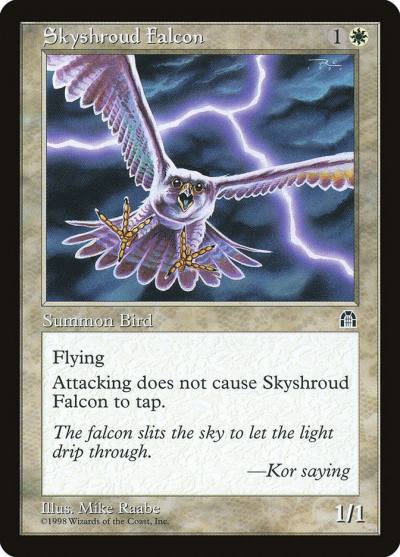 Skyshroud Falcon STH-16 Stronghold Magic card