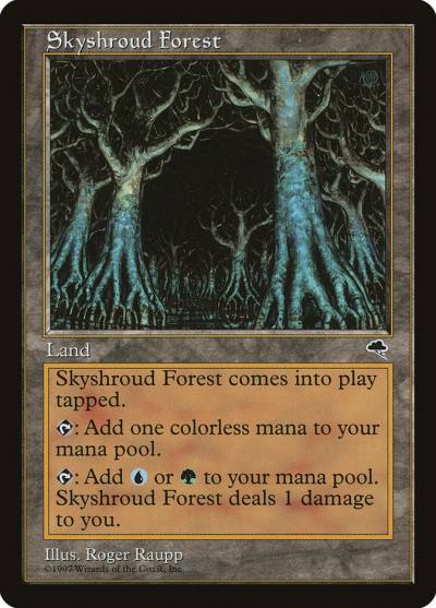 Skyshroud Forest TMP-326 Tempest Magic card