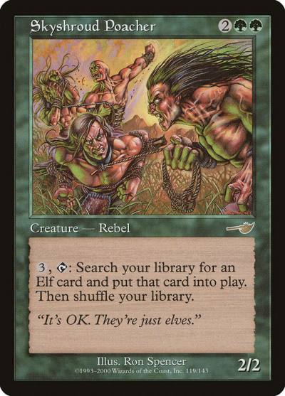 Skyshroud Poacher 119 Nemesis Magic card