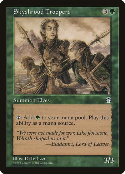Skyshroud Troopers 115 Stronghold Magic card