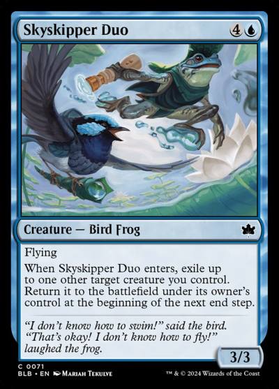 Skyskipper Duo BLB-71 Bloomburrow Magic card