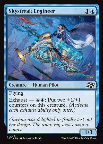 Skystreak Engineer DFT-61 Aetherdrift Magic card