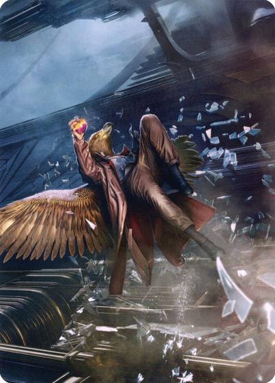 Skyway Robber // Skyway Robber ASNC-55 New Capenna Art Series Magic card
