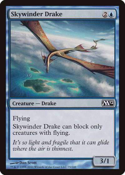 Skywinder Drake M12-75 Magic 2012 Magic card