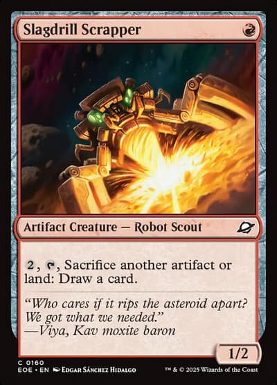 Slagdrill Scrapper 160 Edge of Eternities Magic card