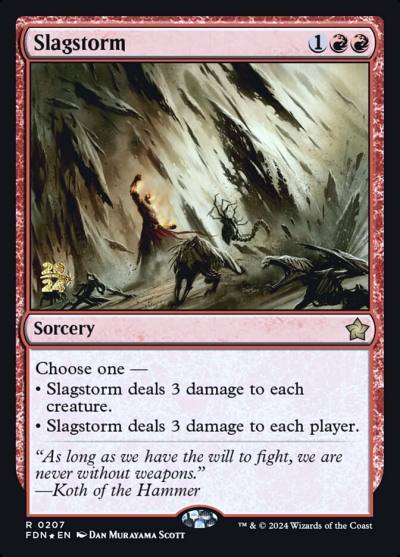 Slagstorm PFDN-207S Foundations Promos Magic card