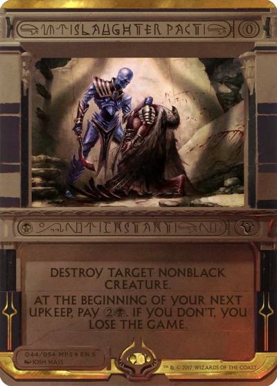 Slaughter Pact MP2-44 Amonkhet Invocations Magic card