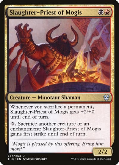 Slaughter-Priest of Mogis 227 Theros Beyond Death Magic card