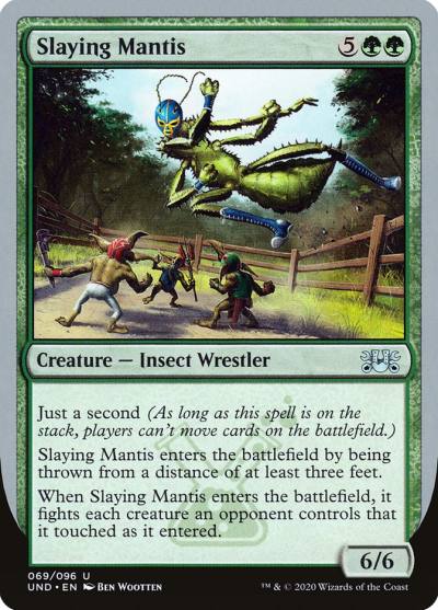 Slaying Mantis UND-69 Unsanctioned Magic card