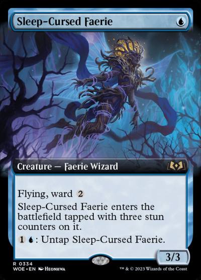 Sleep-Cursed Faerie WOE-334 Wilds of Eldraine Magic card