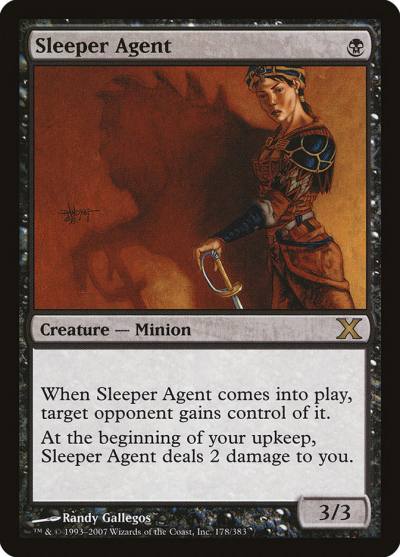 Sleeper Agent 10E-178 Tenth Edition Magic card