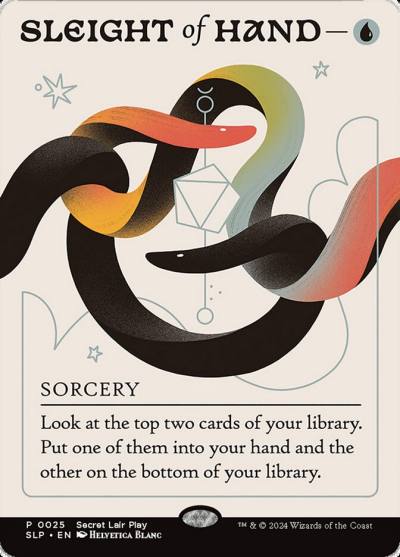 Sleight of Hand SLP-25 Secret Lair Showdown Magic card