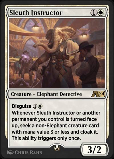 Sleuth Instructor YMKM-2 Alchemy: Murders at Karlov Manor Magic card
