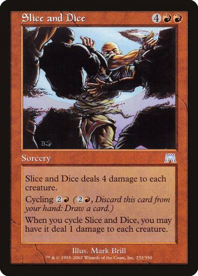 Slice and Dice ONS-232 Onslaught Magic card