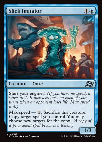Slick Imitator 62 Aetherdrift Magic card