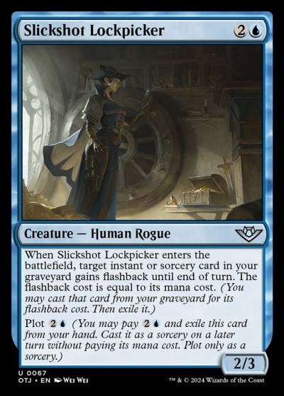 Slickshot Lockpicker OTJ-67 Outlaws of Thunder Junction Magic card
