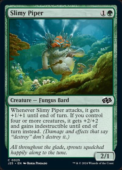 Slimy Piper 25 Foundations Jumpstart Magic card