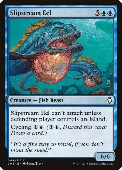 Slipstream Eel CM2-49 Commander Anthology Volume II Magic card