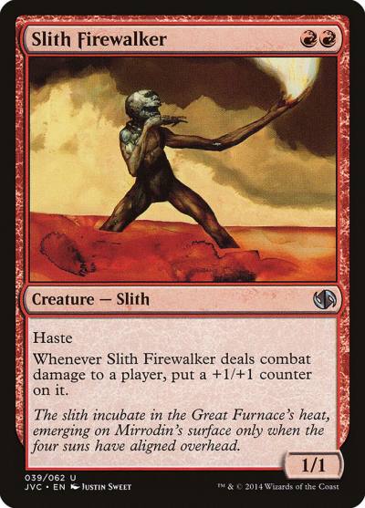 Slith Firewalker JVC-39 Duel Decks Anthology: Jace vs. Chandra Magic card