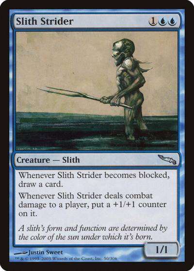 Slith Strider MRD-50 Mirrodin Magic card