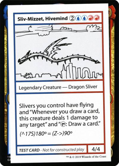Sliv-Mizzet, Hivemind CMB2-99 Mystery Booster Playtest Cards 2021 Magic card
