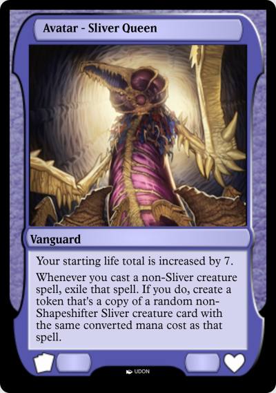 Sliver Queen Avatar PMOA-92 Magic Online Avatars Magic card