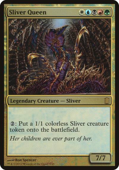Sliver Queen OCM1-9 Commander's Arsenal Oversized Magic card