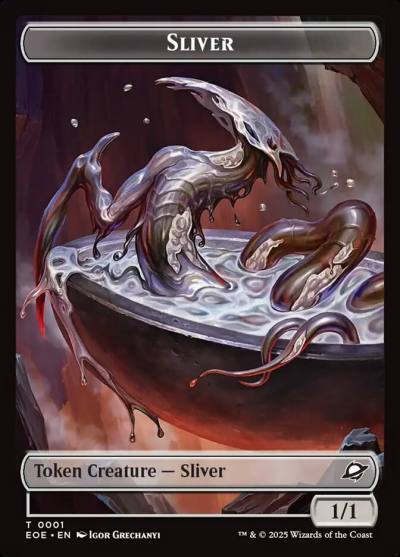 Sliver TEOE-1 Edge of Eternities Tokens Magic card