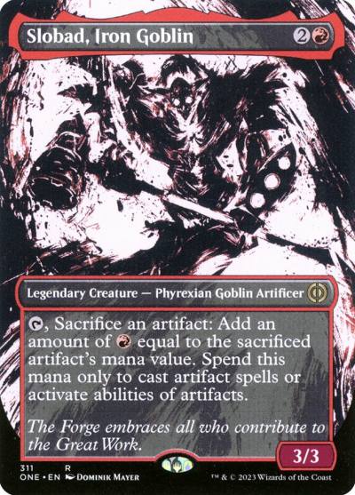 Slobad, Iron Goblin ONE-311 Phyrexia: All Will Be One Magic card
