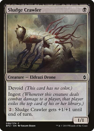 Sludge Crawler 98 Battle for Zendikar Magic card