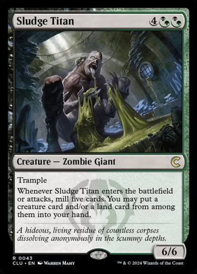 Sludge Titan 43 Ravnica: Clue Edition Magic card