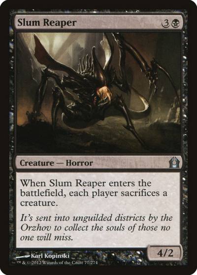Slum Reaper RTR-77 Return to Ravnica Magic card