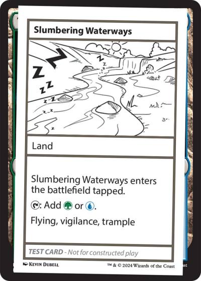 Slumbering Waterways MB2-618 Mystery Booster 2 Magic card
