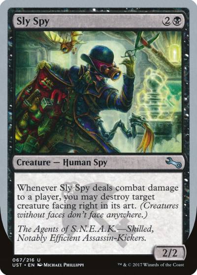 Sly Spy UST-67D Unstable Magic card