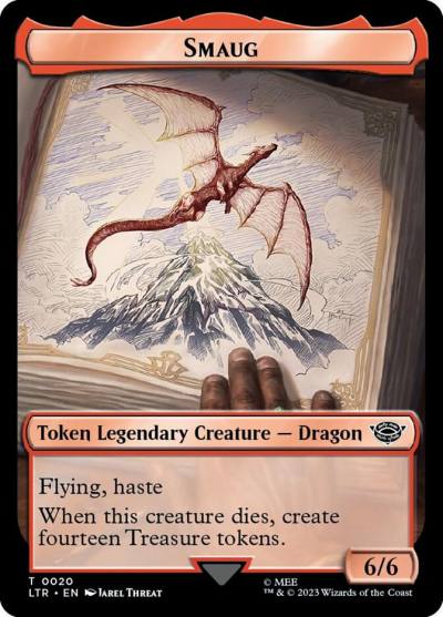 Smaug TLTR-20 Tales of Middle-earth Tokens Magic card