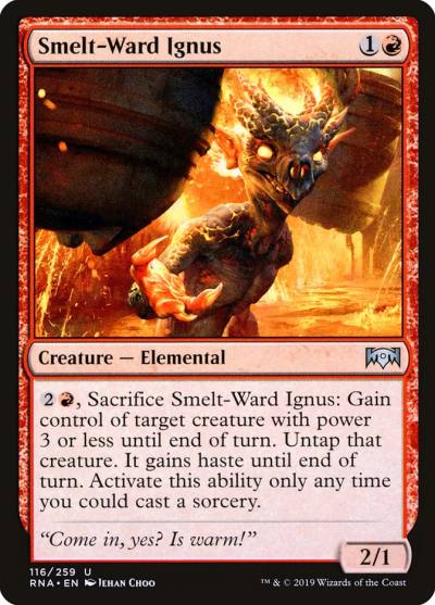 Smelt-Ward Ignus 116 Ravnica Allegiance Magic card