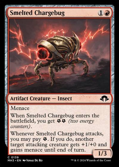 Smelted Chargebug 139 Modern Horizons 3 Magic card