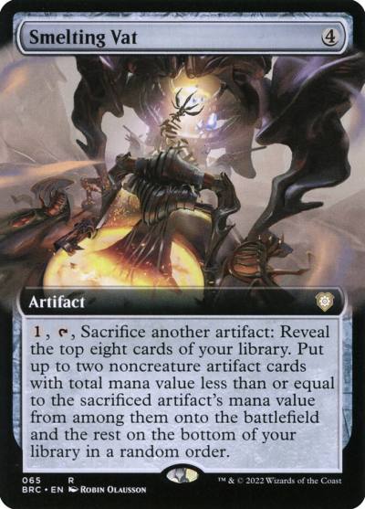 Smelting Vat BRC-65 The Brothers' War Commander Magic card