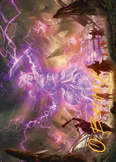 Smile at Death // Smile at Death ATDM-4 Tarkir: Dragonstorm Art Series Magic card