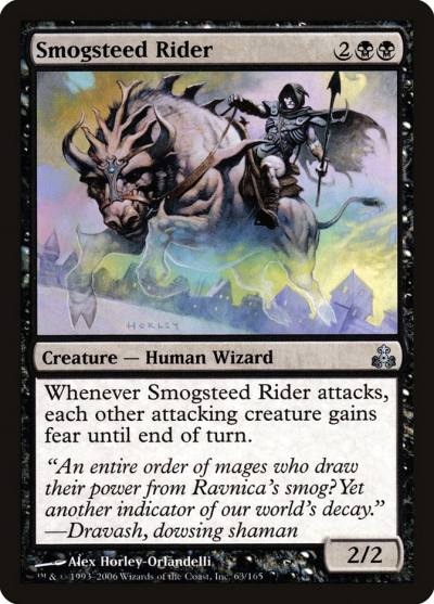 Smogsteed Rider 63 Guildpact Magic card
