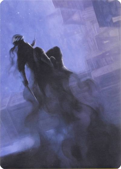 Smoke Shroud // Smoke Shroud AMH1-19 Modern Horizons Art Series Magic card