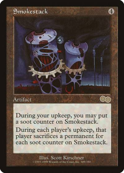 Smokestack USG-309 Urza's Saga Magic card