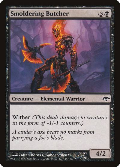 Smoldering Butcher 42 Eventide Magic card