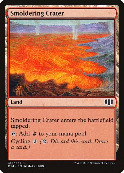 Smoldering Crater C14-312 Commander 2014 Magic card
