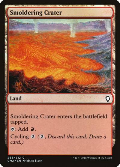 Smoldering Crater CM2-268 Commander Anthology Volume II Magic card
