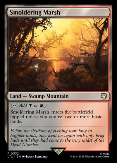 Smoldering Marsh LTC-332 Tales of Middle-earth Commander Magic card