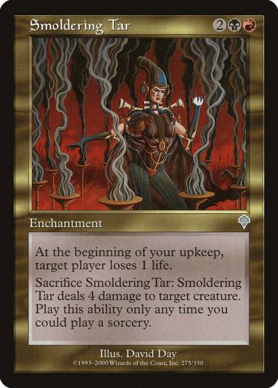 Smoldering Tar INV-275 Invasion Magic card