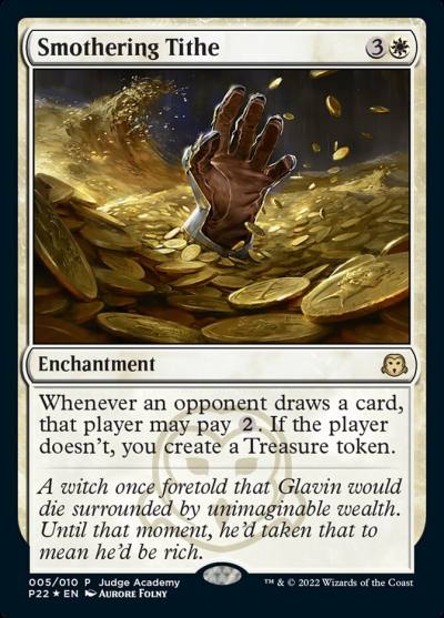 Smothering Tithe P22-5 Judge Gift Cards 2022 Magic card