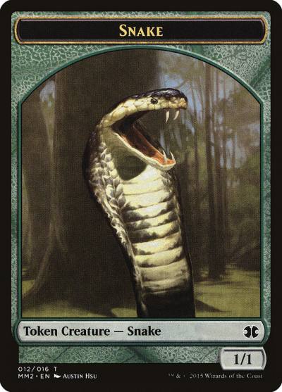 Snake TMM2-12 Modern Masters 2015 Tokens Magic card