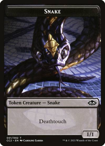 Snake // Zombie CC2-9 Commander Collection: Black Magic card
